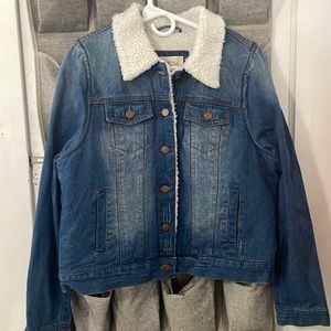 Teddy denim jacket